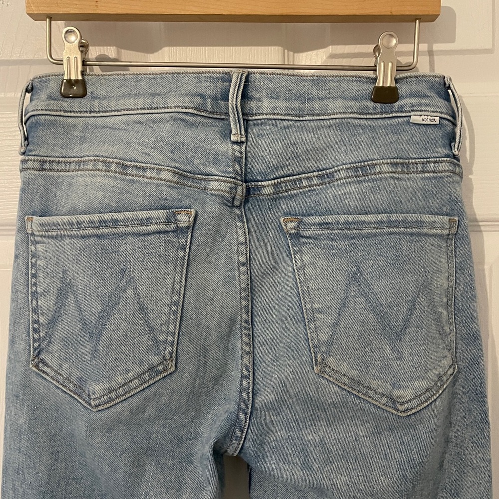 MOTHER Insider flood jeans in Tea Time wash size 28 - Picture 8 of 11